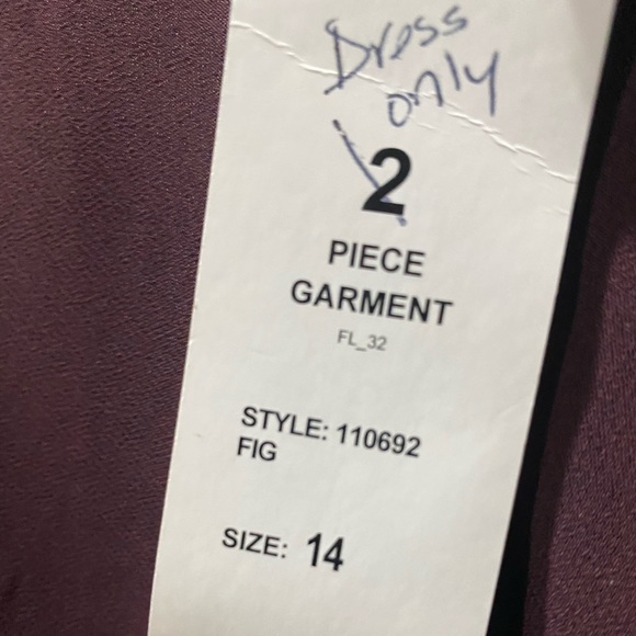 SLNY Sequin Dress in Fig Size 14 NWOT - Picture 4 of 4